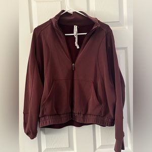 Lululemon soft stream zip up sweater